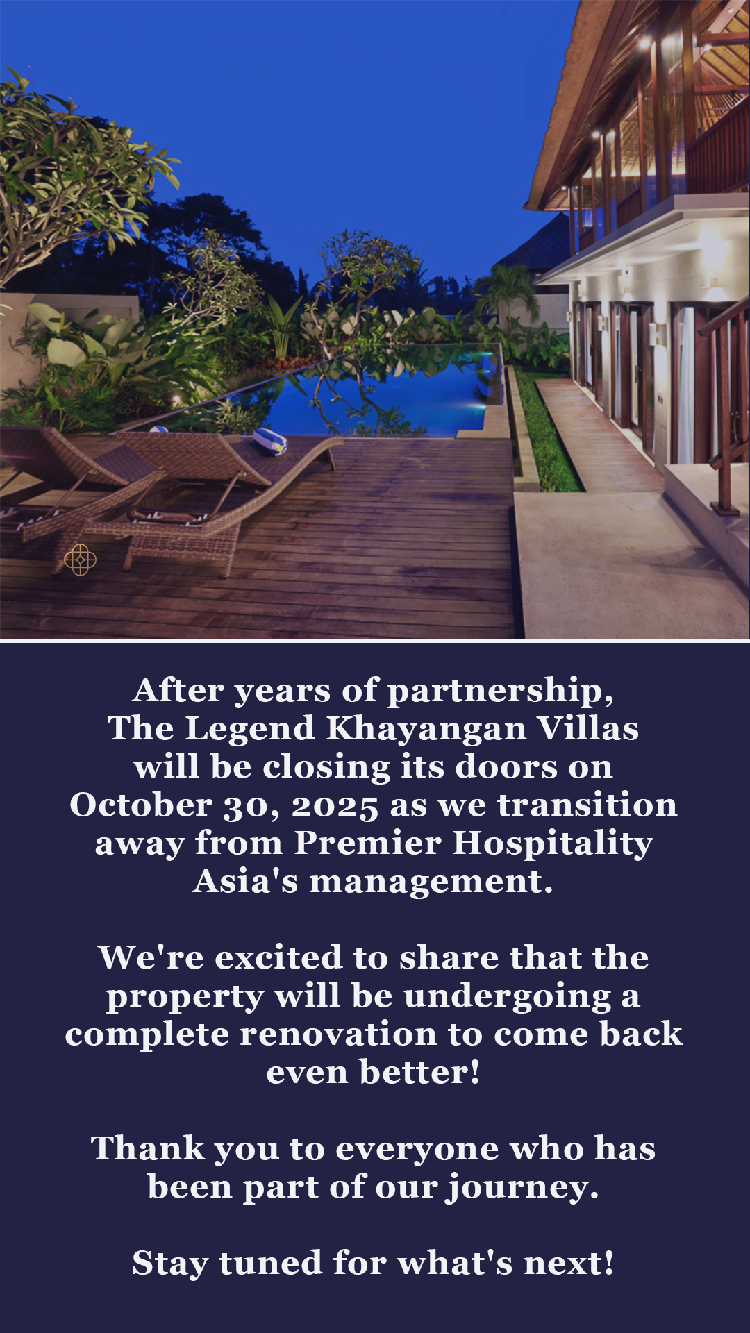 The Legend Khayangan Villas - Tampilan Mobile