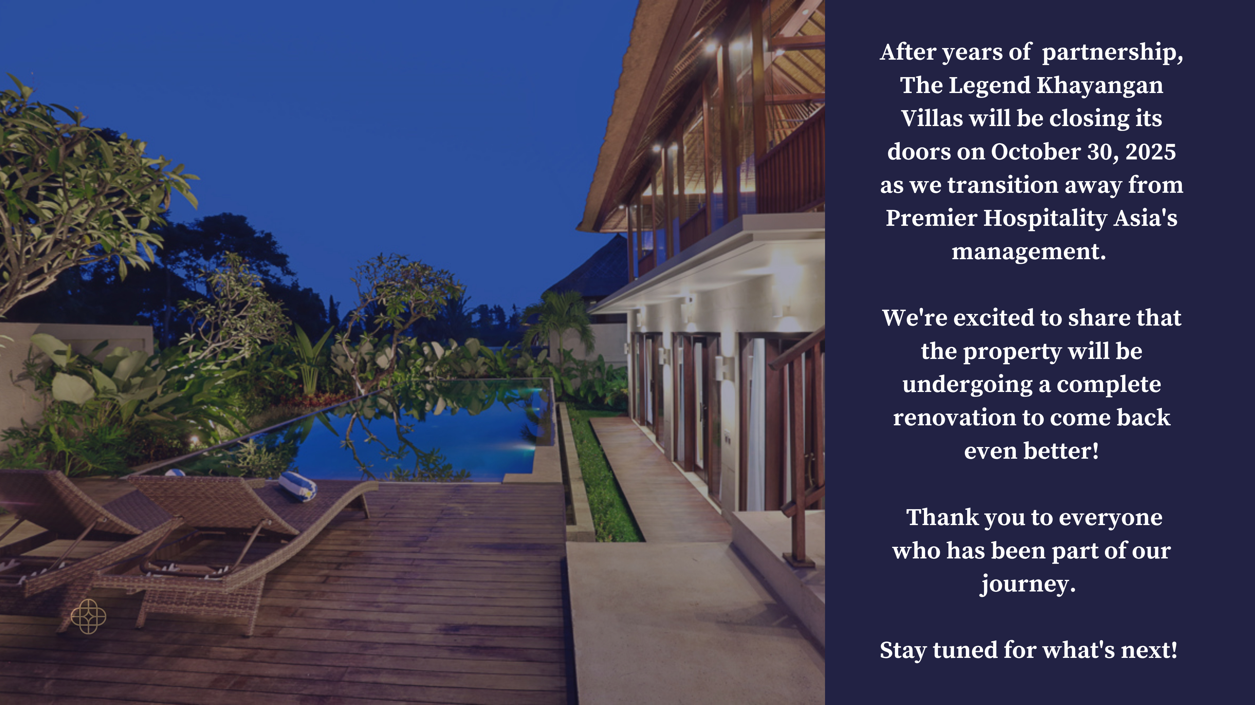 The Legend Khayangan Villas - Tampilan Desktop